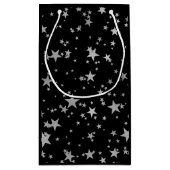 Zwart en Zilver Celestial Star Klein Cadeauzakje (Achterkant)