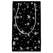 Zwart en Zilver Celestial Star Klein Cadeauzakje (Voorkant)