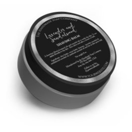 Zwart en Zilver Cosmetics Jar Label w Ingrediënten