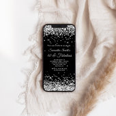 Zwart en Zilver Glitter 40 en Fabulous Kaart