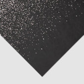 Zwart en zilver Glitter Tissuepapier (Detail)