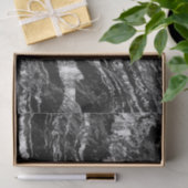 Zwart en zilver grijs ontwerp tissuepapier (Geschenk)