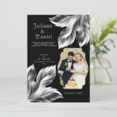 ZWART EN ZILVER KAART (Staand voorkant)