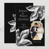 ZWART EN ZILVER KAART (Voorkant / Achterkant)