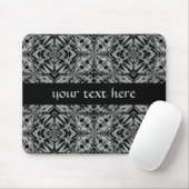 Zwart en zilver muismat (Met muis)