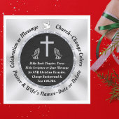 Zwart en Zilveren Kerk of Christelijke Servetten