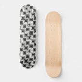 Zwart en zwart persoonlijk skateboard (Voorkant)