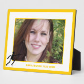 Zwart encer-silhouet met zwaardomheining, aangepas fotoplaat (Zijkant)