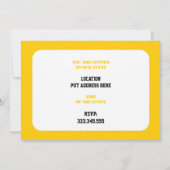 Zwart encer-silhouet met zwaardomheining, aangepas kaart (Achterkant)