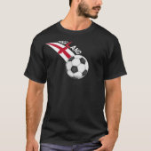 Zwart Engeland T-shirt. 02 T-shirt (Voorkant)