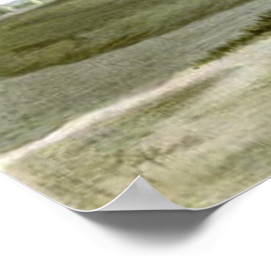 Zwart Engels Mastiff-Poster Poster (Hoek)