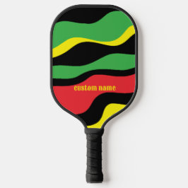 Zwart erfgoed, aangepaste naam gepersonaliseerd pickleball paddle