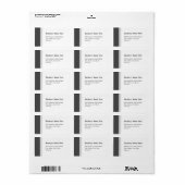 Zwart Etiket (Full Sheet)