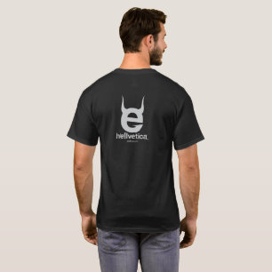 Zwart Evil “e” logo T-shirt