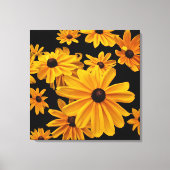 Zwart-eyed Susan Bloemen Bloemen Bloemen Bloemen C Canvas Afdruk (Voorkant)