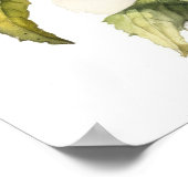 Zwart Eyed Susan Flower Art Print Poster (Hoek)