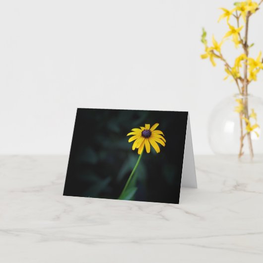 Zwart-Eyed Susan Note Card Kaart (Gele Bloem)