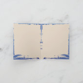 Zwart Fairy Zittend op een Lily Pad Notitiekaartje (Binnen)