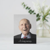 Zwart familielid Foto van bekendmaking Kaart (Staand voorkant)