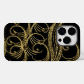 Zwart fancy telefoonhoesje voor cadeau of voor fee Case-Mate iPhone case (Achterkant (horizontaal))