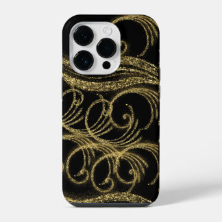 Zwart fancy telefoonhoesje voor cadeau of voor fee iPhone 14 plus hoesje