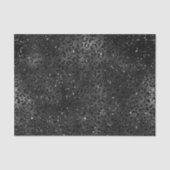 Zwart Faux Glitter Luipaard Print Tissuepapier (Voorkant)