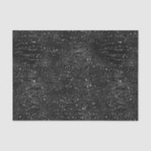 Zwart Faux Glitter Zebra Strepen Tissuepapier (Voorkant)