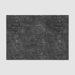 Zwart Faux Glitter Zebra Strepen Tissuepapier