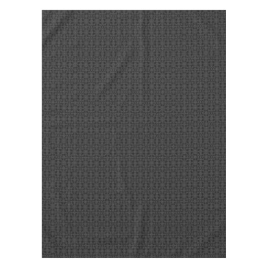 Zwart Faux Kant Tafelkleed (Voorkant)