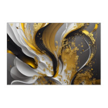 Zwart fenomenon Flow White en Gold L01