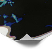 Zwart ferroposter poster (Hoek)