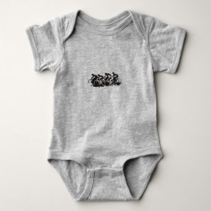 Zwart fietsen romper