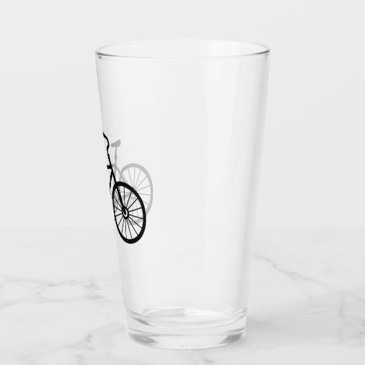 Zwart fietsglas glas (Links)