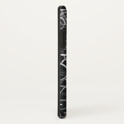 Zwart fietspatroon ~ fietsen Case-Mate iPhone case (Achterkant/rechts)