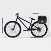 Zwart  fietsvriendelijk Hoesje iPhone 5 Hoesje (Achterkant (horizontaal))