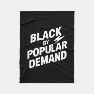 Zwart Fleece Deken
