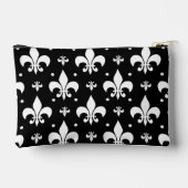 Zwart Fleur-de-lis Patroonontwerp Etui (Achterkant)