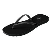 Zwart Flip Flops met Eigen Logo voor Zakelijk Gebr (Schuin)