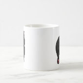 Zwart Fluffy Kat Booty Koffiemok (Center)