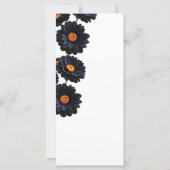 Zwart fluweel bloemen (Achterkant)