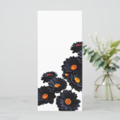 Zwart fluweel bloemen (Staand voorkant)