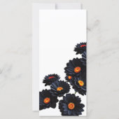 Zwart fluweel bloemen (Voorkant)