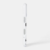Zwart fluweel, heldere ogen iPhone 16 hoesje (Rechterkant)