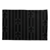 Zwart fluweel omkeerbaar kussensloop (Achterkant)