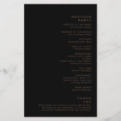 Zwart formeel minimaal eucalyptusprogramma (Achterkant)