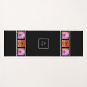 Zwart fotocollage wit van bedrijf logo yogamat (Voorkant (horizontaal))