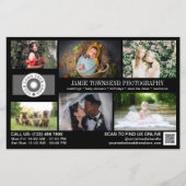 Zwart Fotosjabloon Professionele Fotografie Flyer (Voorkant)
