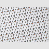 🖤 Zwart Frankenstein Weefselpapier 💀🎃 Tissuepapier (Voorkant)