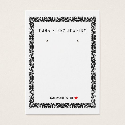  zwart-Frans Lijst met Kaart voor draagbeeldscherm (Voorkant)