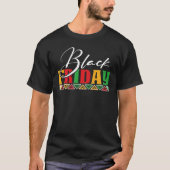 Zwart friday Shopping Team T-shirt (Voorkant)